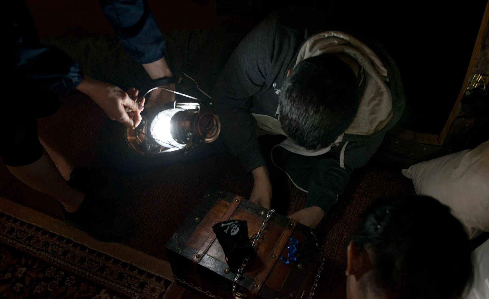 Participants of the 86th Force Support Squadron Vogelweh Community Center’s Port Royal Mystery Escape Room attempt to unlock a chest June 21, 2016, at Vogelweh Military Complex, Germany. The escape room is a pirate-themed event where participants have one hour to solve riddles and puzzles to get out. The forces shaping escape room demand in 2027