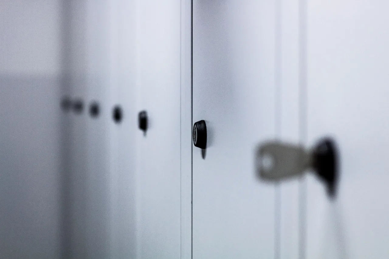 lockers, cabinets, storage, lock, metal, door, locker room, security, row, blue room, blue security, blue door, blue metal, lockers, lockers, locker room, locker room, locker room, locker room, locker room. Should an escape room business buy new or used equipment